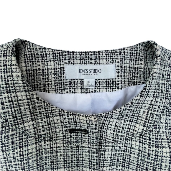 Jones Studio Seperates houndstooth blazer size 8 - Picture 9 of 13